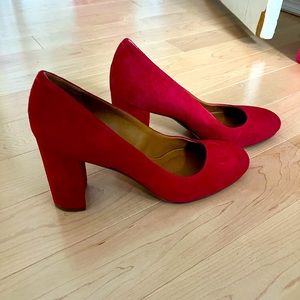 Red Franco Sarto Pumps - never worn!